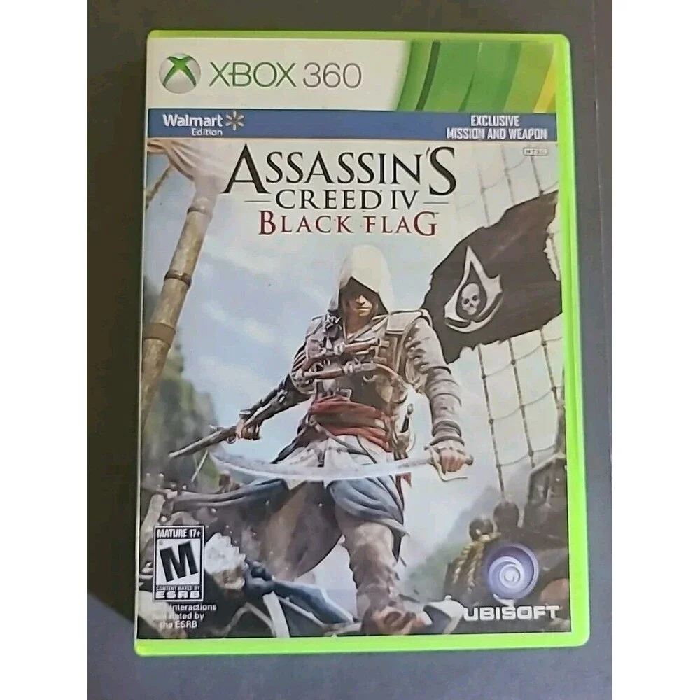 XBOX 360 Assassin's Creed IV: Black Flag Microsoft No Manual Tested